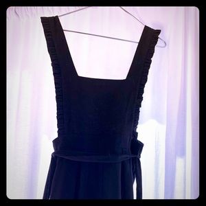 Black linen jumpsuit